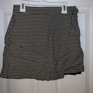Black and white checkered dress